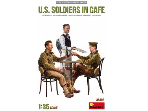 Miniart soldats café - soldats, au
