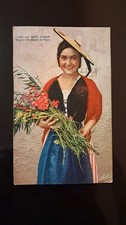 carte postale- la côte d'azur - Niçoise marchande de fleurs