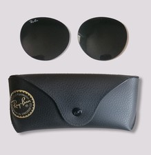 Vends verres de lunettes de soleil Ray-Ban avec logo et étui Ray-Ban