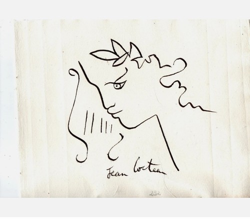Cocteau dessin années - , 50