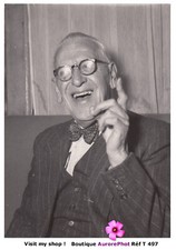 GROCK, CÉLÈBRE CLOWN SUISSE, CIRQUE, CIRCUS, CONFÉRENCE 1949 FILM D'ADIEUX -T497