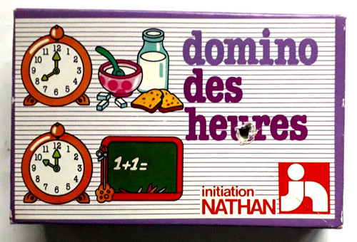 Domino des heures jeu - des,