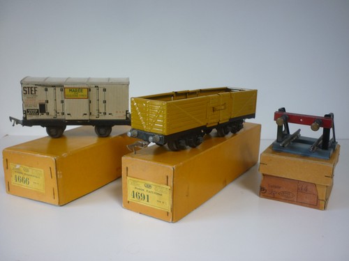 Lot train jep ancien boite - jep, o