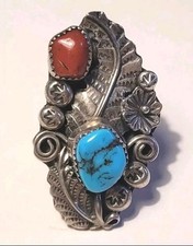 Bague Navajo Ancienne Argent