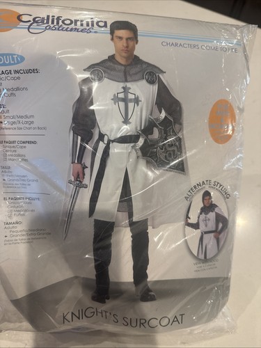 Adult knight surcoat costume - surcoat,