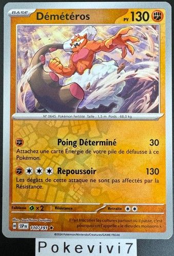 Carte pokemon demeteros - carte,