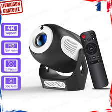 Vidéoprojecteur Portable HD 4K Android 11 300ANSI Autofocus Wifi6 Bluetooth 5.0