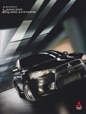 Catalogue Brochure Mitsubishi Lancer Evolution X 09/2007 USA