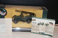 MAQUETTE SOLIDO jeep canon de 106MM dans boite  d'origine N°6003