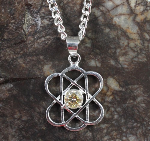 Pendentif solitaire diamant - pendentif,