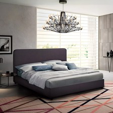 Lit double 160x190 en tissu