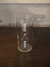 Verre tube publicitaire Johnnie Walker, whisky, KEEP WALKING