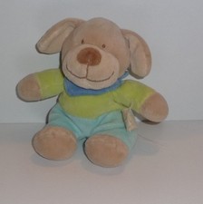 Doudou Chien Nicotoy- Bleu Vert