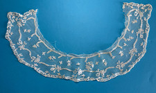 DENTELLE ANCIENNE - petit col