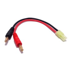 Cable de Charge Mini Tamiya Pour Chargeur Lipo Batterie Imax b6 Banane 4mm 7,2v