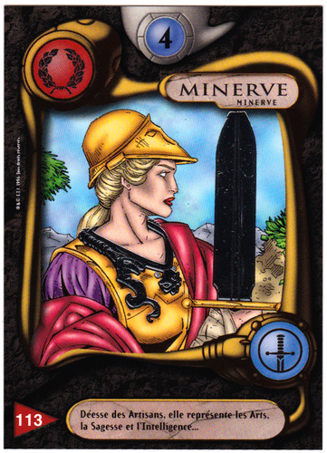 Carte deus 113 minerve - carte,