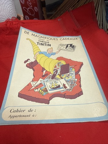 Protège cahier tintin - protège,