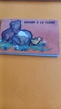 LIVRE A SYSTEME  ENFANT  OURSON A  LA FERME