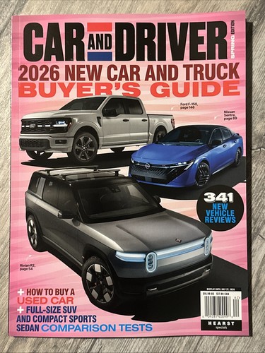 Car and driver magazine 2026 - and,