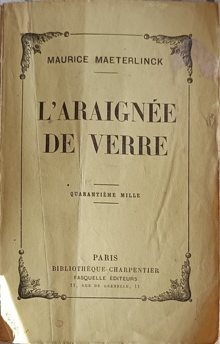 Araignée verre roman - l'araignée, de