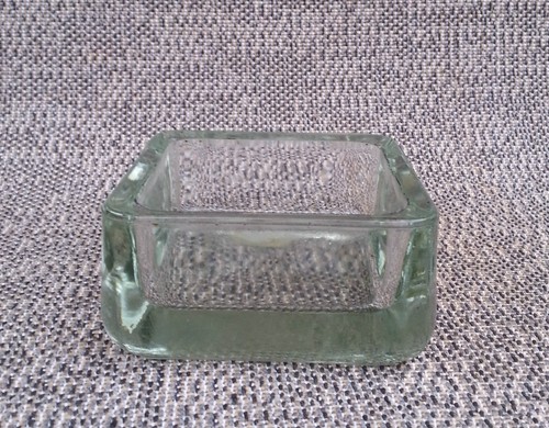 Ancien cendrier verre - ancien,