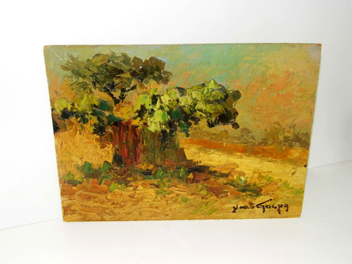 Tableau rare signe - signe, noel