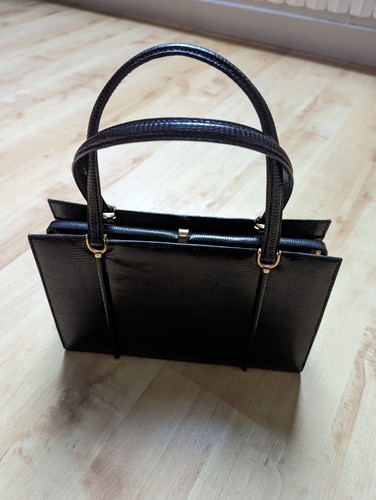 Vintage sac main lezard - à,