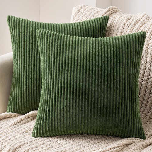 Lot housse coussin velours - lot, 2