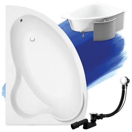 Baignoire bain angle 140x90 - baignoire,