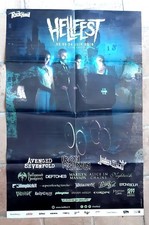 poster affiche revue magazine rock metal HELLFEST 2018 88x59cm Iron Maiden