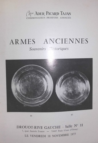1977 catalogue vente drouot - 1977, de