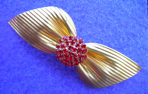 Vintage broche noeud papillon - broche,