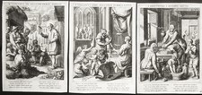 3 gravures de Raphaël SADELER