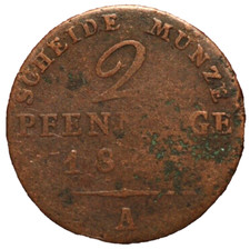 #12176 - Allemagne 2 pfenninge - Friedrich Wilhelm III