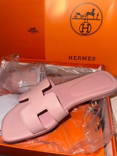 Claquette oran hermès rose - claquette,