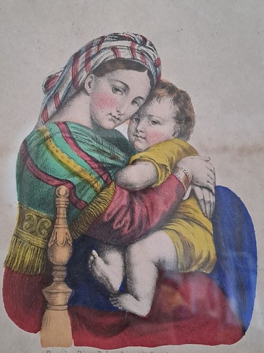 Cadre lithographie marie - cadre,