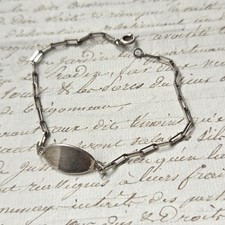 Bracelet ARGENT Gourmette