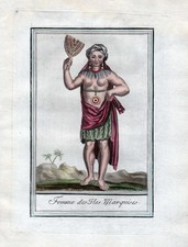1780 Îles Marquises Océan