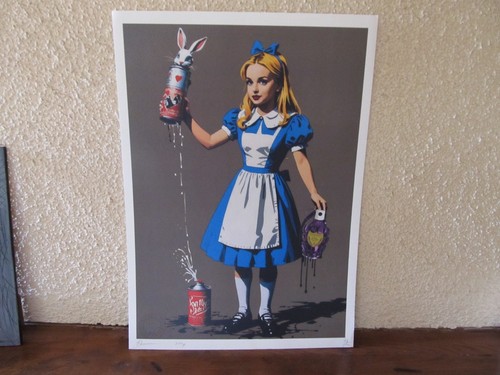 Serigraphie pop art alice - pop,
