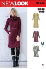 NOUVEAU REGARD 6632 ROBES FEMMES Patron De Couture Facile - Tailles 10 - 22