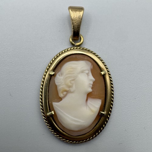 Pendentif ancien camée - ancien,