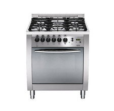 Lofra Courbe C76mf/C Cuisine 70x60cm Inox 5 Feux Four Électrique Multifonctions