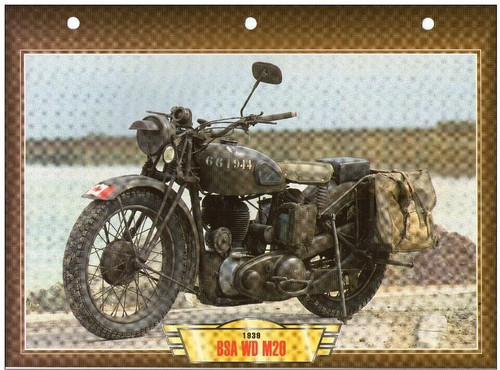 1939 bsa m20 - wd,