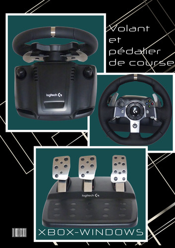 Volant pédalier logitech - volant,