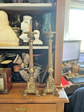 Ancien Paire Pique Cierge