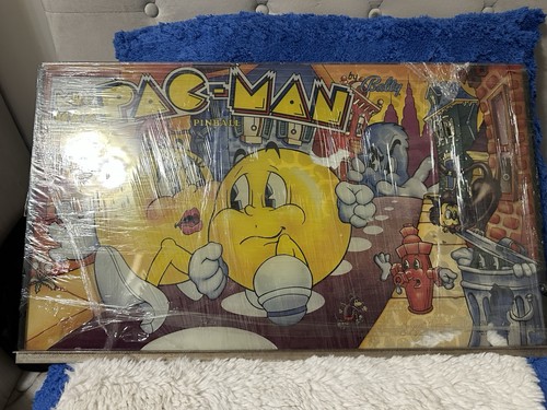 Pac man flipper backglass par - man,