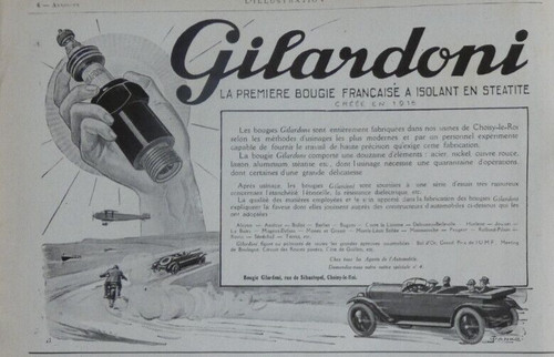 Publicité presse 1926 bougie - publicitÉ,