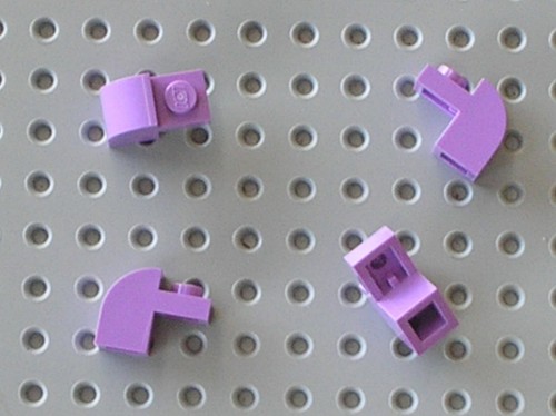 Lego medium lavender brick - 4,
