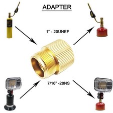 Adaptateur de réchaud de camping, convertisseur bouteille gaz portable pour