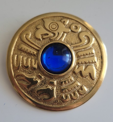 Ancienne grande broche oiseau - ancienne,
